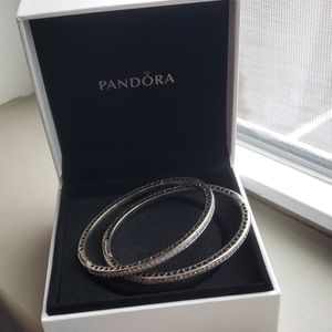 Radiant hearts of pandora bracelet set